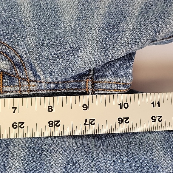 American Eagle Outfitters Slim Straight Leg Jeans Lt Wash Size 29x30 - Picture 9 of 14